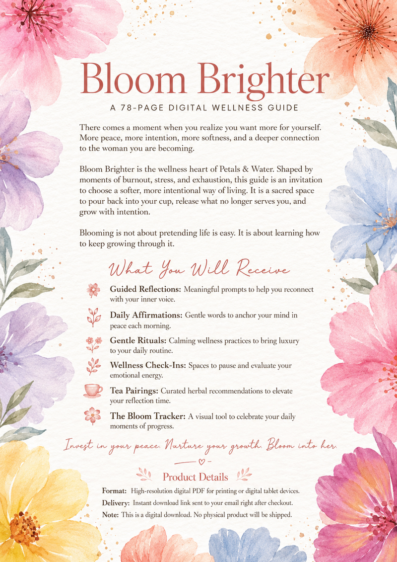 Bloom Brighter: A 30-Day Glow Ritual for Soft Living