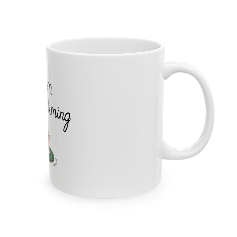 "I Bloom in My Own Timing" Mug