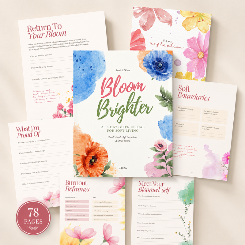 Bloom Brighter: A 30-Day Glow Ritual for Soft Living